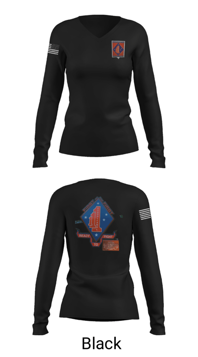 V1/1 23142041 Women's Long Sleeve V-neck Shirt - 39