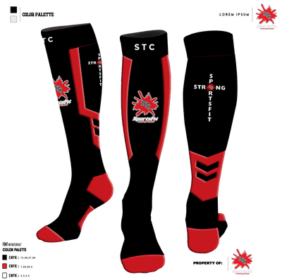 SportsFit Training Center 14906019 Custom Socks - 1