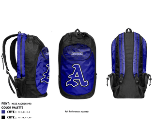 Gear Bag, Auburn High School Cross Country, Cross Country, Teamtime, Team time, sublimation, custom sports apparel, team uniforms, spirit wear, spiritwear, sports uniforms, custom shirts, team store, custom team store, fundraiser sports, apparel fundraiser