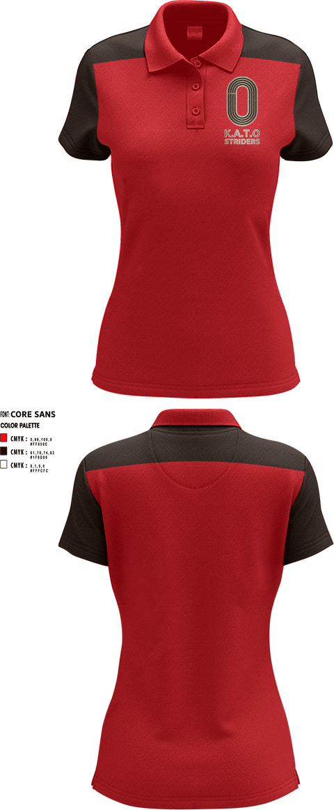 Short Sleeve Performance Polo, K.A.T.O  STRIDERS, Track & Field, Teamtime, Team time, sublimation, custom sports apparel, team uniforms, spirit wear, spiritwear, sports uniforms, custom shirts, team store, custom team store, fundraiser sports, apparel fundraiser