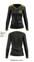 Baton Rouge Magnet High School Gymnastics 22417261 Women's Long Sleeve V-neck Shirt - 2