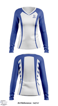 Spotswood High School Soccer 78240449 Women's Long Sleeve V-neck Shirt - 1