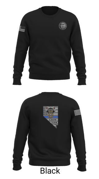 Crew Neck Sweatshirt, , Police, Teamtime, Team time, sublimation, custom sports apparel, team uniforms, spirit wear, spiritwear, sports uniforms, custom shirts, team store, custom team store, fundraiser sports, apparel fundraiser