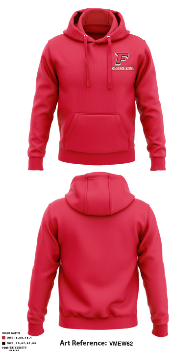 Fairfield University Volleyball 10827047 Hoodie - 3