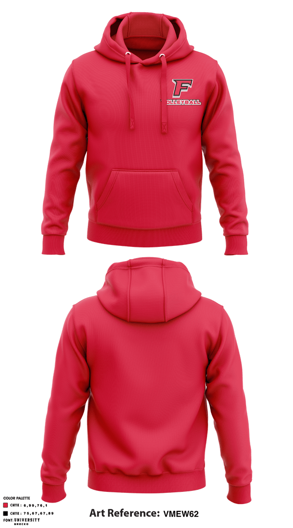 Hoodie, Fairfield University Volleyball, Men's Volleyball, Teamtime, Team time, sublimation, custom sports apparel, team uniforms, spirit wear, spiritwear, sports uniforms, custom shirts, team store, custom team store, fundraiser sports, apparel fundraiser