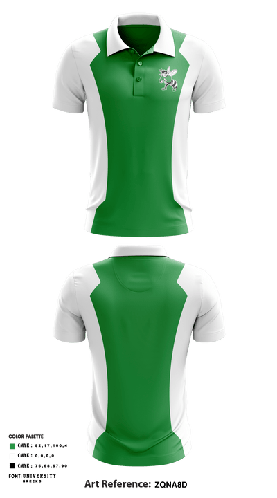 Lincoln High School Golf 34886759 Short Sleeve Performance Polo - 1