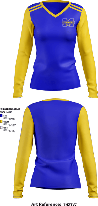 Women's Long Sleeve Vneck Shirt, Mira Mesa High School Baseball, Baseball, Teamtime, Team time, sublimation, custom sports apparel, team uniforms, spirit wear, spiritwear, sports uniforms, custom shirts, team store, custom team store, fundraiser sports, apparel fundraiser