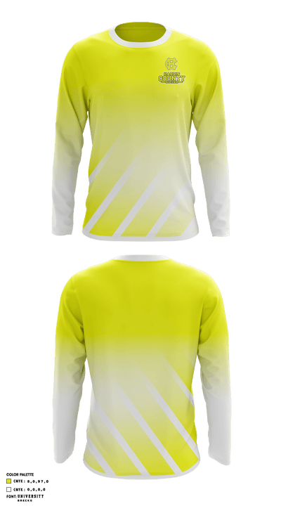 Harris County High School Soccer 71639797 Long Sleeve Performance Shirt - 1