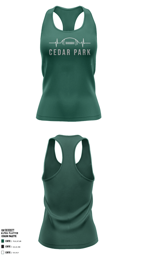 Tank Top, Cedar Park Timberwolves, Football, Teamtime, Team time, sublimation, custom sports apparel, team uniforms, spirit wear, spiritwear, sports uniforms, custom shirts, team store, custom team store, fundraiser sports, apparel fundraiser