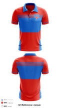Southern Methodist University Golf 60472780 Short Sleeve Performance Polo - 1