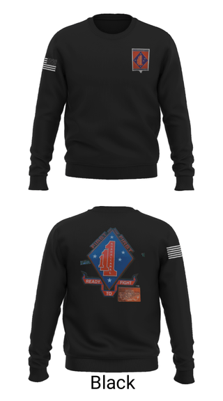 Crew Neck Sweatshirt, , Marines, Teamtime, Team time, sublimation, custom sports apparel, team uniforms, spirit wear, spiritwear, sports uniforms, custom shirts, team store, custom team store, fundraiser sports, apparel fundraiser
