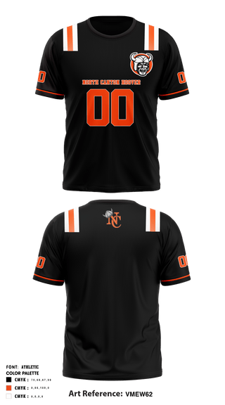 Short Sleeve Performance Shirt, North Canton Hoover Football, Football, Teamtime, Team time, sublimation, custom sports apparel, team uniforms, spirit wear, spiritwear, sports uniforms, custom shirts, team store, custom team store, fundraiser sports, apparel fundraiser