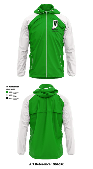 Windbreaker, Vincennes All Stars, Baseball, Teamtime, Team time, sublimation, custom sports apparel, team uniforms, spirit wear, spiritwear, sports uniforms, custom shirts, team store, custom team store, fundraiser sports, apparel fundraiser