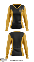 Neumann-Goretti High School Cheer 31013050 Women's Long Sleeve V-neck Shirt - 1