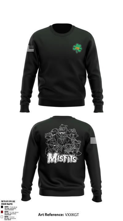 Burton Fire District Shift 1 94730632 Crew Neck Sweatshirt - 1
