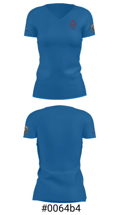 Test SF Logo 16004450 Women's Short Sleeve V-neck Shirt - 2