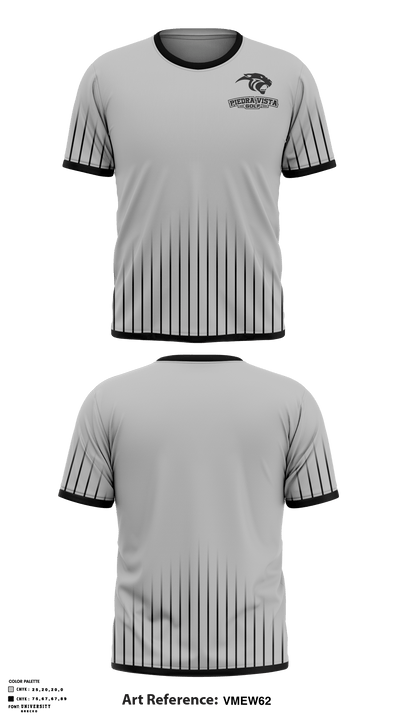 Piedra Vista High School Golf 59324886 Short Sleeve Performance Shirt - 1