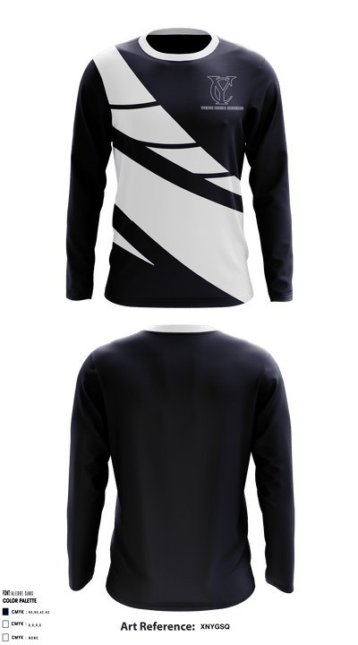Yarmouth football Association 38755183 Long Sleeve Performance Shirt - 1