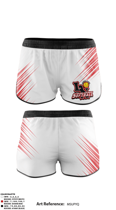 Laguna Niguel Girls Softball 89862017 Track Shorts - 1