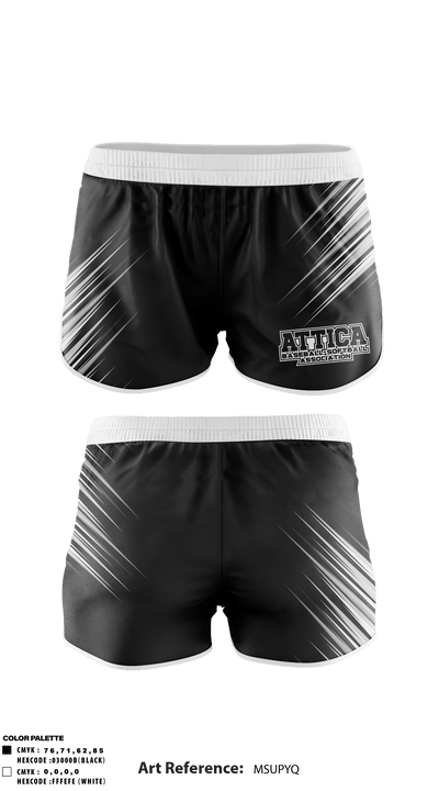 Attica Baseball-Softball Association 29227322 Track Shorts - 1