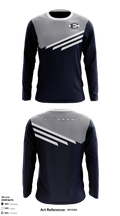 Elbert County High School Basketball 7495587 Long Sleeve Shooting Shirt - 1