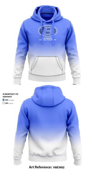 Hoodie, Brunswick High School Cross Country, Cross Country, Teamtime, Team time, sublimation, custom sports apparel, team uniforms, spirit wear, spiritwear, sports uniforms, custom shirts, team store, custom team store, fundraiser sports, apparel fundraiser