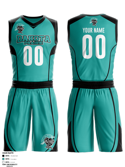 Dakota Prairie High School Basketball 11940688 Basketball Uniform - 1