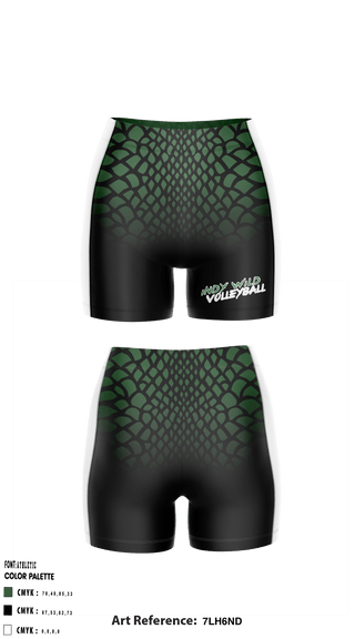 Women's Compression Shorts, Indy Wild Volleyball, Women's Volleyball, Teamtime, Team time, sublimation, custom sports apparel, team uniforms, spirit wear, spiritwear, sports uniforms, custom shirts, team store, custom team store, fundraiser sports, apparel fundraiser