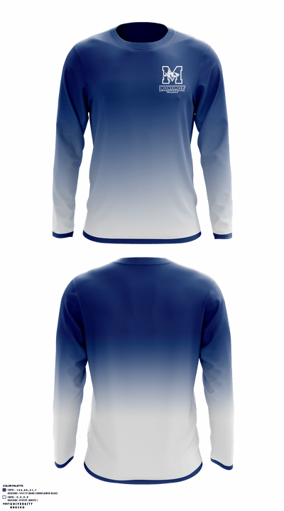 Monomoy Regional High School Tennis 57597534 Long Sleeve Performance Shirt - 1