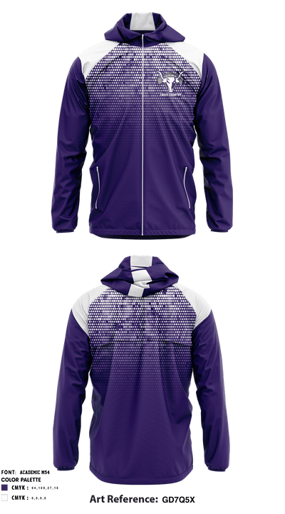 Lehi High School Cross Country 15584500 Windbreaker - 1