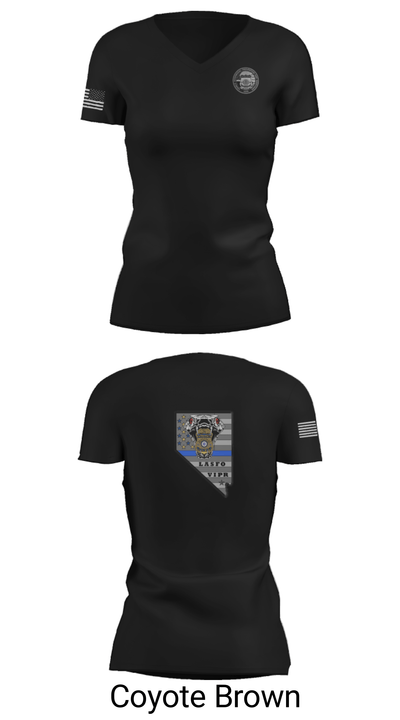 US Federal Air Marshals 31375832 Women's Short Sleeve V-neck Shirt - 12