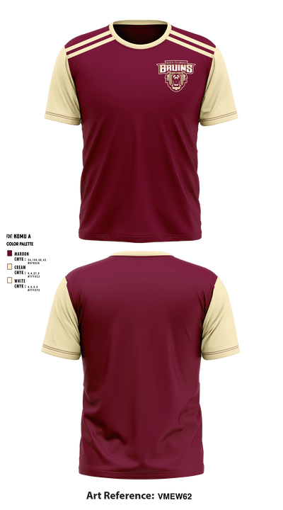 North Columbus Bruins – Traveling Baseball Team 81096184 Short Sleeve Performance Shirt - 1