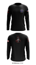 VP-10 Red Lancers 78238419 Long Sleeve Performance Shirt - 1