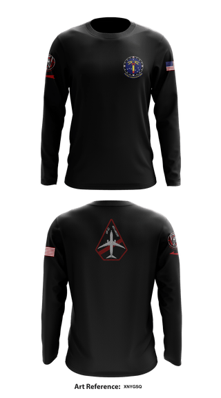 Long Sleeve Performance Shirt, VP-10 Red Lancers, Navy, Teamtime, Team time, sublimation, custom sports apparel, team uniforms, spirit wear, spiritwear, sports uniforms, custom shirts, team store, custom team store, fundraiser sports, apparel fundraiser