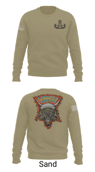 Crew Neck Sweatshirt, , Army, Teamtime, Team time, sublimation, custom sports apparel, team uniforms, spirit wear, spiritwear, sports uniforms, custom shirts, team store, custom team store, fundraiser sports, apparel fundraiser