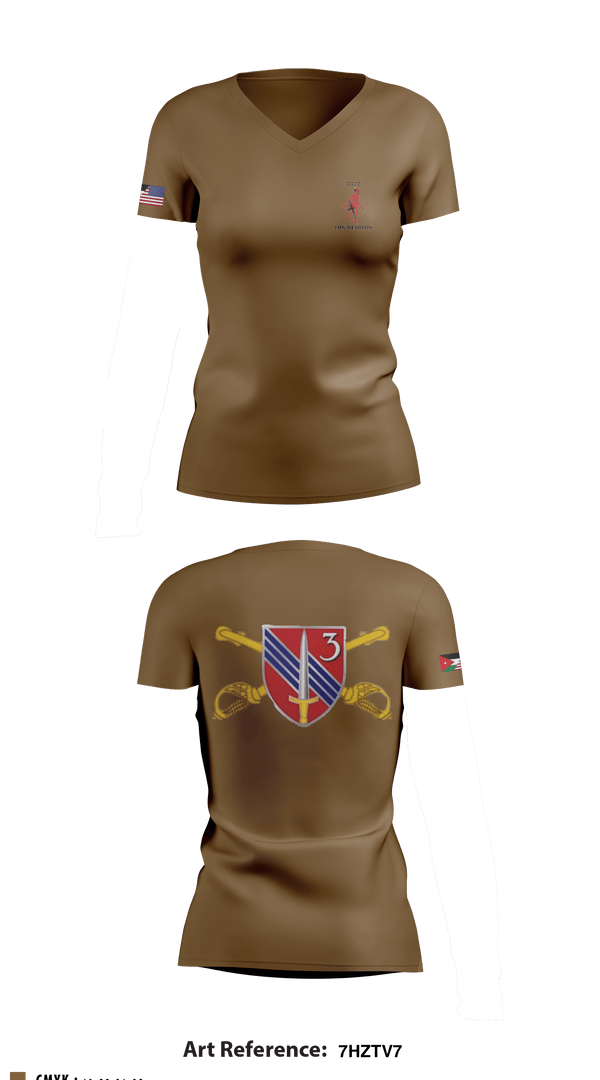 Women's Short Sleeve Vneck Shirt, , Army, Teamtime, Team time, sublimation, custom sports apparel, team uniforms, spirit wear, spiritwear, sports uniforms, custom shirts, team store, custom team store, fundraiser sports, apparel fundraiser