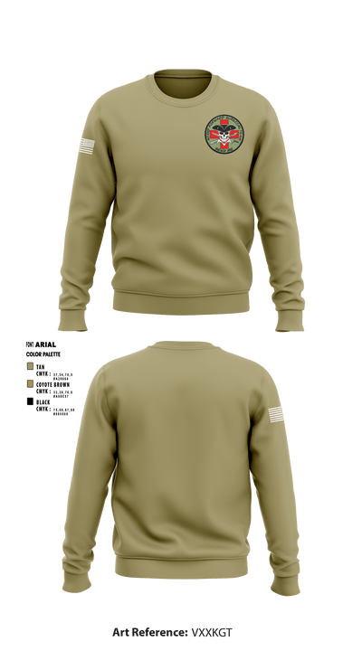 402nd Forward Surgical Team 1621441 Crew Neck Sweatshirt - 4