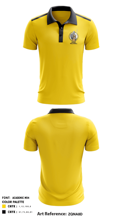 Ocoee High School Volleyball 86759359 Short Sleeve Performance Polo - 1