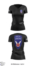 11th Airborne Division 20020731 Women's Short Sleeve V-neck Shirt - 1