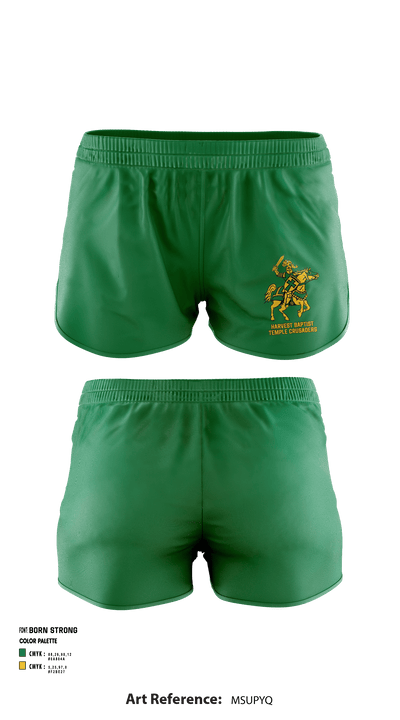 Harvest Baptist Temple Crusaders 54317075 Women's Shorts - 2