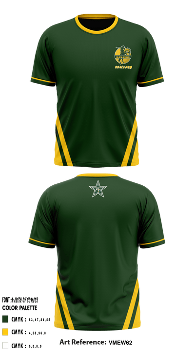 Hamilton Township High School bowling 69132597 Short Sleeve Performance Shirt - 1