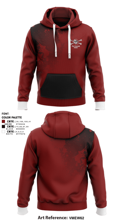 Port Charlotte High School Tennis 8564501 Hoodie - 1