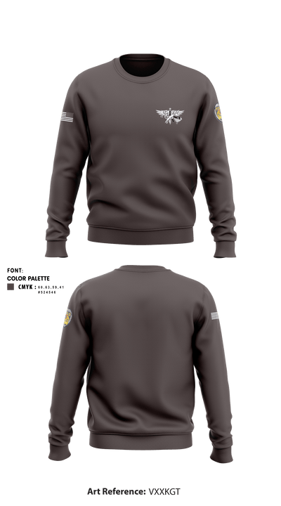 Salisbury Police Special Response Team 60384569 Crew Neck Sweatshirt - 1