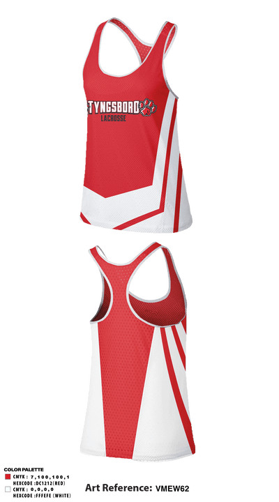 Tyngsboro Youth Lacrosse 28743938 Tank Top - 5