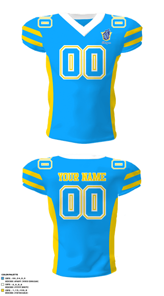 Football Jersey, Highlands County Chargers, Football, Teamtime, Team time, sublimation, custom sports apparel, team uniforms, spirit wear, spiritwear, sports uniforms, custom shirts, team store, custom team store, fundraiser sports, apparel fundraiser