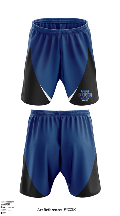 Mara Colts 58187834 Athletic Shorts With Pockets - 1