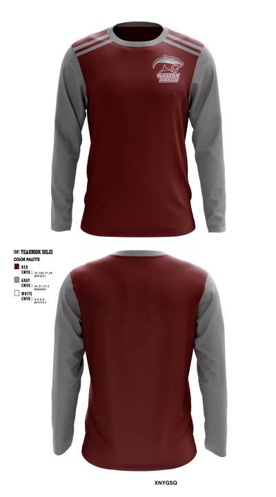 Weston Ranch High School Baseball 47124352 Long Sleeve Performance Shirt - 1