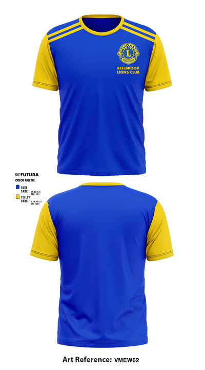Bellbrook Lions Club 1356067 Short Sleeve Performance Shirt - 1