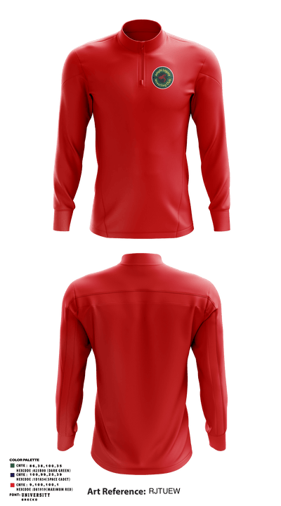 Amphi Legacy Wrestling Club 71655946 Quarter Zip Jacket - 5