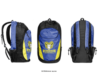 Gear Bag, Robinson Secondary School Basketball, Men's Basketball, Teamtime, Team time, sublimation, custom sports apparel, team uniforms, spirit wear, spiritwear, sports uniforms, custom shirts, team store, custom team store, fundraiser sports, apparel fundraiser